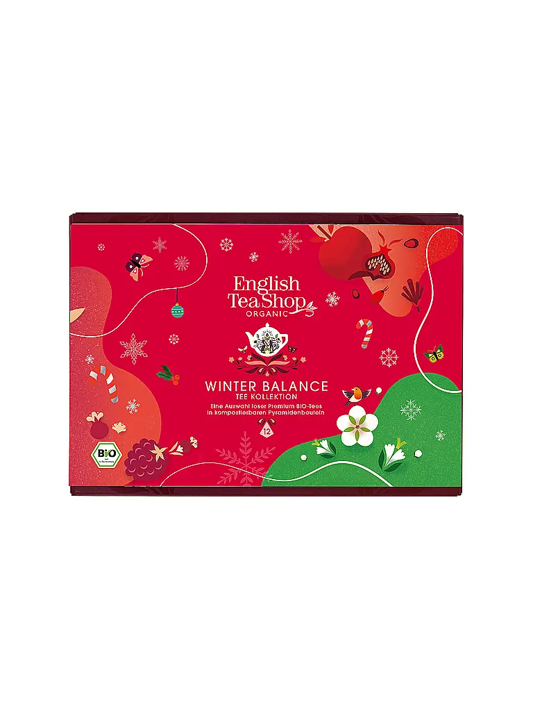 ENGLISH TEA SHOP | Té de invierno 12 bolsitas Winter Balance Rojo | Rojo