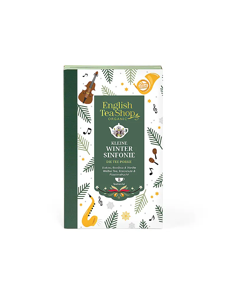 ENGLISH TEA SHOP | Té de invierno 8 bolsitas Sinfonía de invierno blanco | Blanco