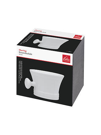 ERBE | Tazón de cerámica para jabón de afeitar, blanco