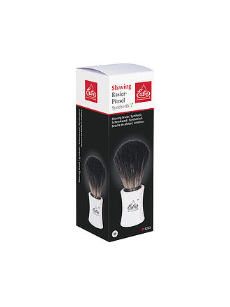 ERBE | Brocha de afeitar, sintética, blanca, talla M