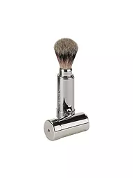 ERBE | Brocha de afeitar de viaje de pelo de tejón | Plata