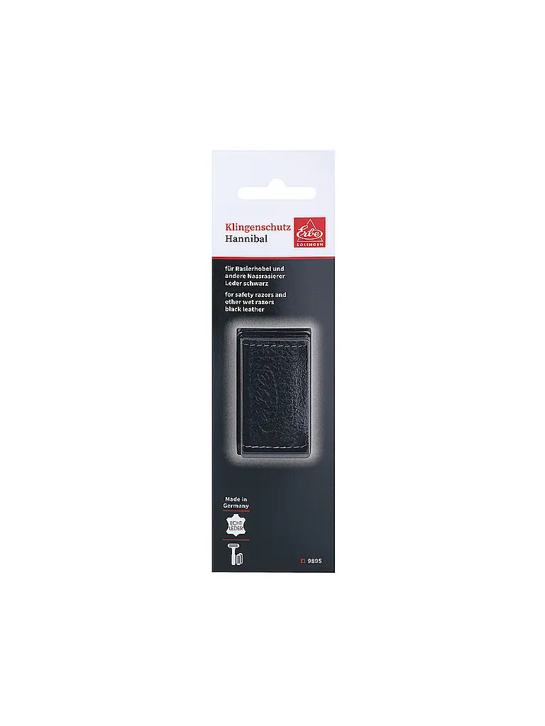 ERBE | Protector de cuchilla para maquinilla de afeitar HANNIBAL, negro | 