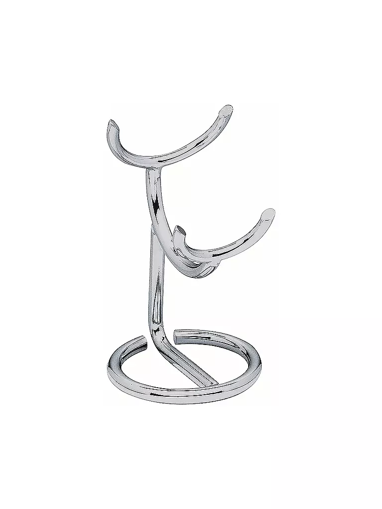 ERBE | Soporte metálico para brocha de afeitar (Plata) | Plata