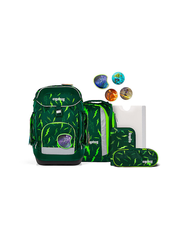 ERGOBAG Set de mochila escolar de 6 piezas Maxi Bärtastisch