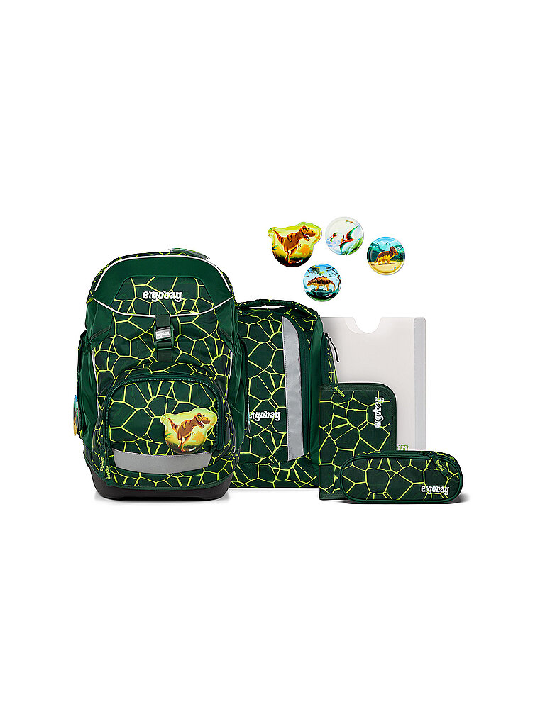 ERGOBAG Set de mochila escolar de 6 piezas Pack BärRex