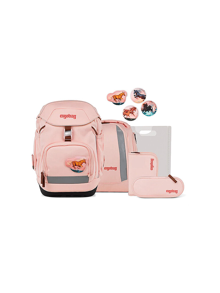 Ergobag Set de mochila escolar de 6 piezas Unzähmbär