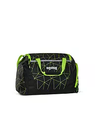 ERGOBAG | Set de mochila escolar de 6 piezas Cybär Race | Negro