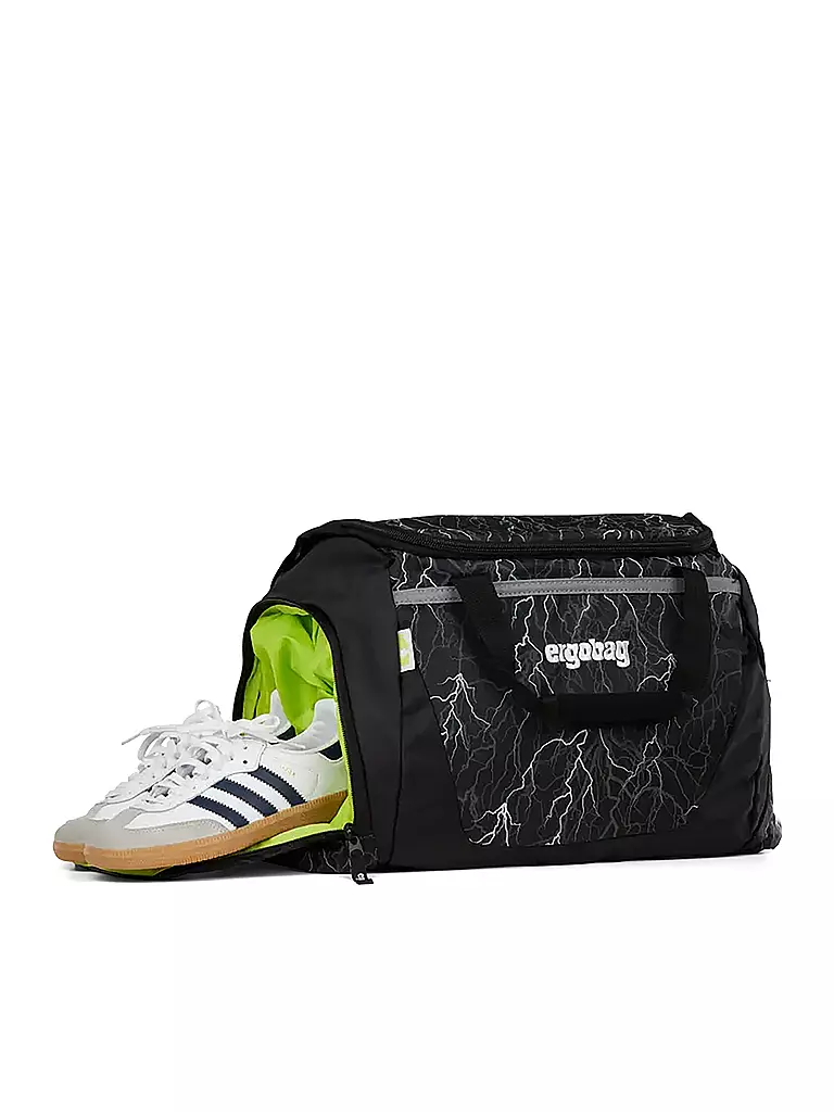 ERGOBAG | Bolsa de deporte Super ReflektBär | Negro