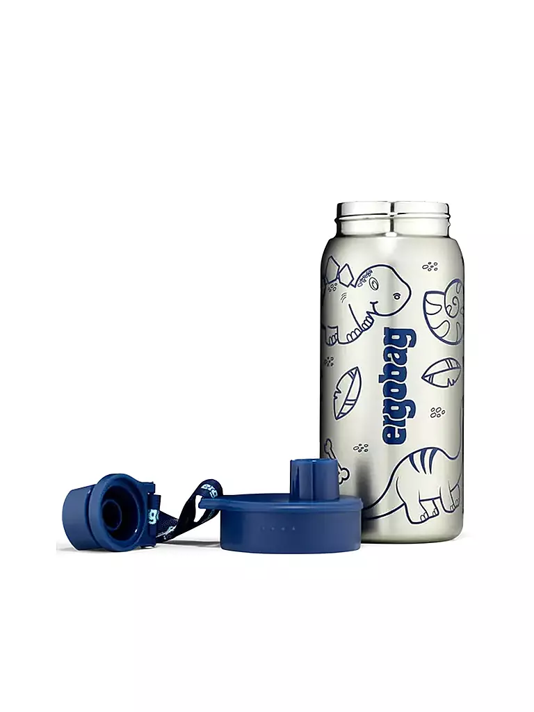 ERGOBAG | Botella de acero inoxidable 0,5L Azul | Azul