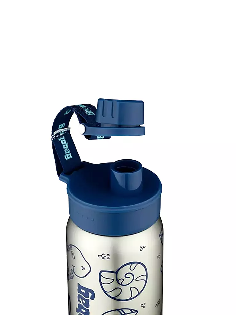 ERGOBAG | Botella de acero inoxidable 0,5L Azul | Azul