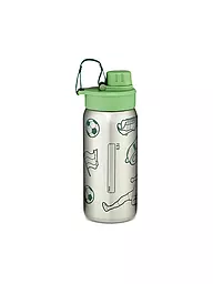 ERGOBAG | Botella de acero inoxidable 0,5L petróleo | Verde