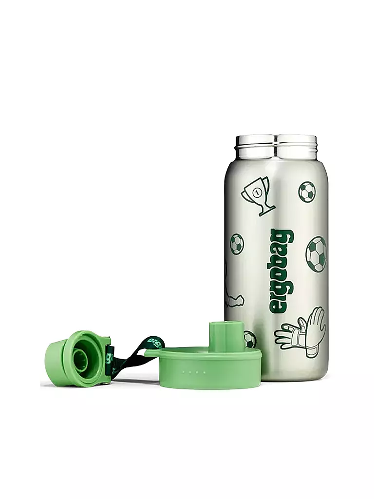 ERGOBAG | Botella de acero inoxidable 0,5L Verde | Verde