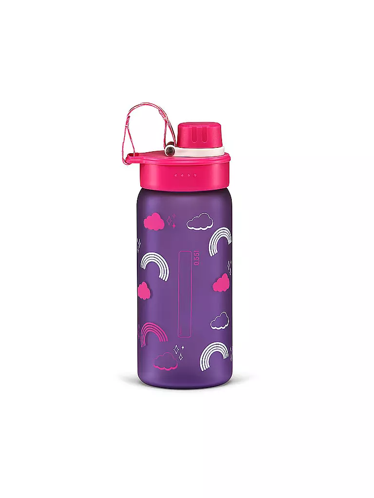 ERGOBAG | Botella de agua 0,5L Arcoíris | Lila