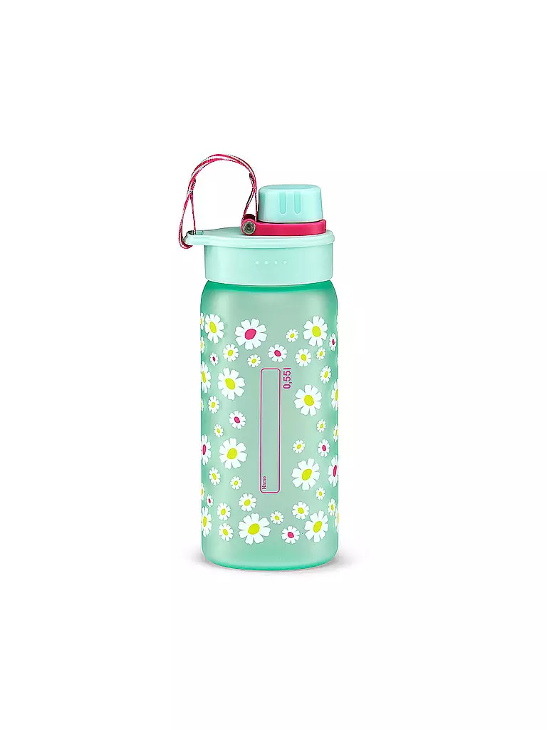 ERGOBAG | Botella de agua 0,5L Blümchen | Menta
