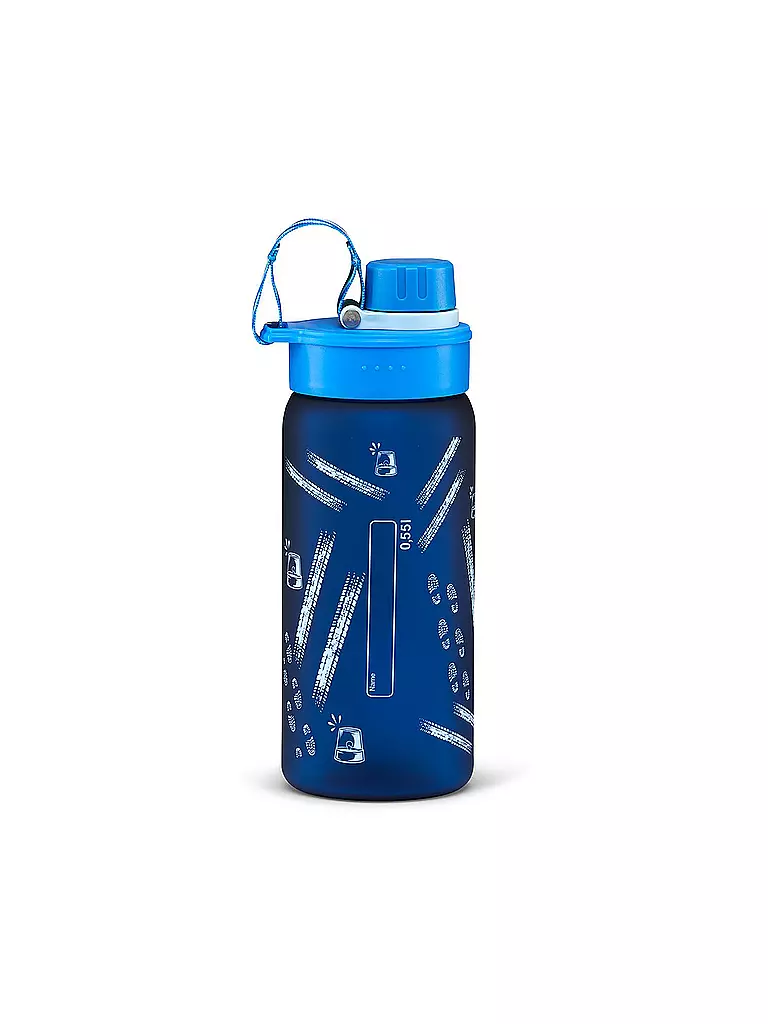 ERGOBAG | Botella de agua 0,5L luz azul | Azul