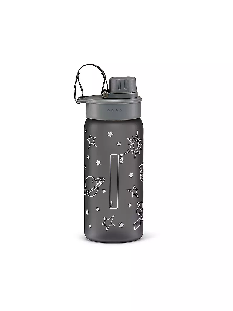 ERGOBAG | Botella de agua 0,5L Weltall | Gris