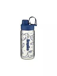 ERGOBAG | Botella de agua de acero inoxidable Lila | Azul oscuro