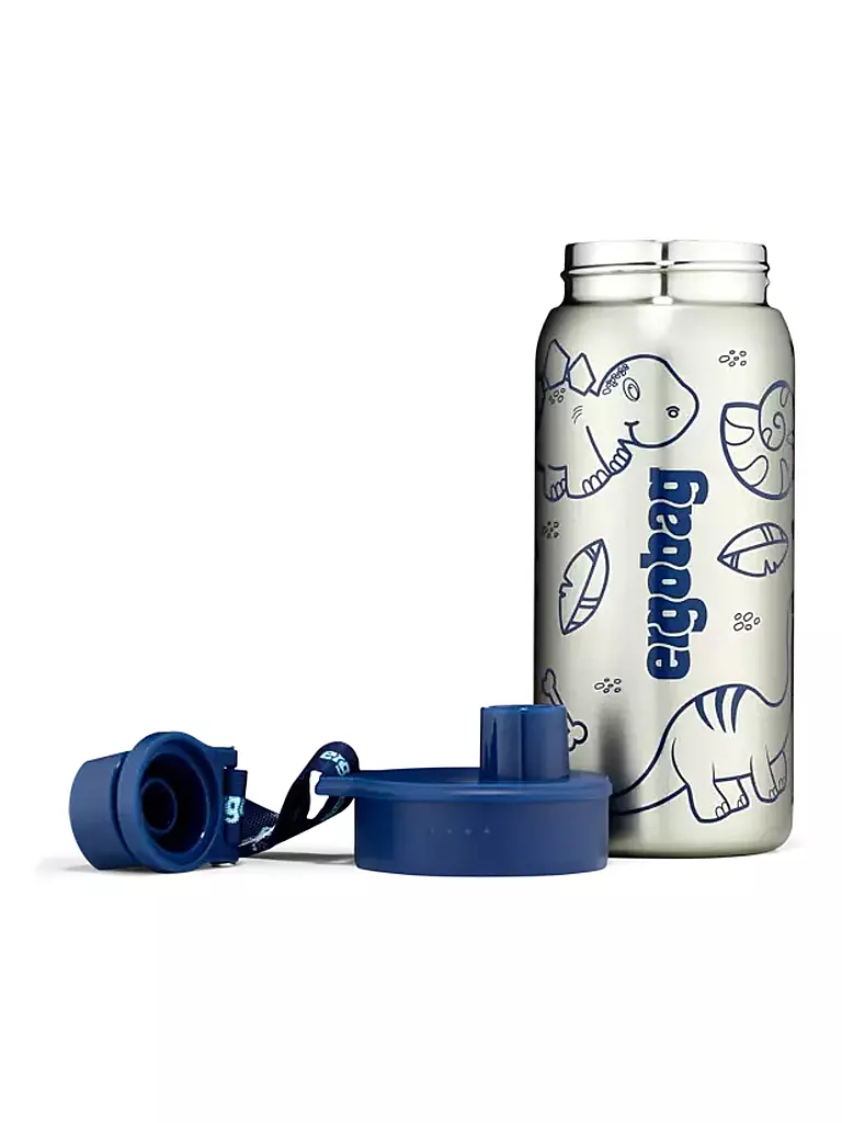 ERGOBAG | Botella de agua de acero inoxidable azul | Azul oscuro