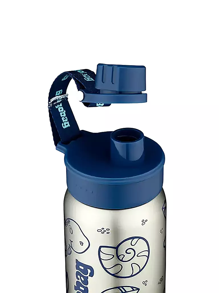 ERGOBAG | Botella de agua de acero inoxidable azul | Azul oscuro