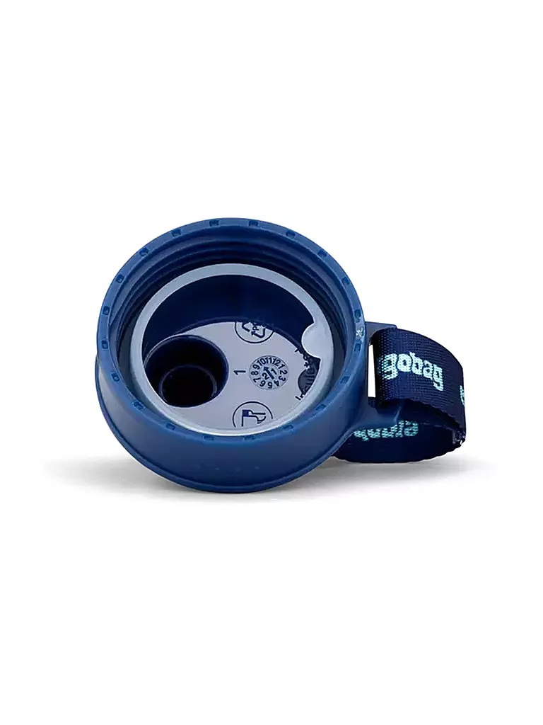 ERGOBAG | Botella de agua de acero inoxidable azul | Azul oscuro