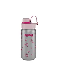 ERGOBAG | Botella de agua de acero inoxidable Estrellas | Plata