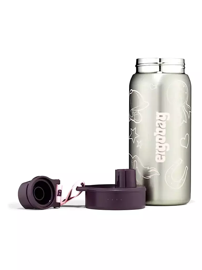 ERGOBAG | Botella de agua de acero inoxidable Lila |