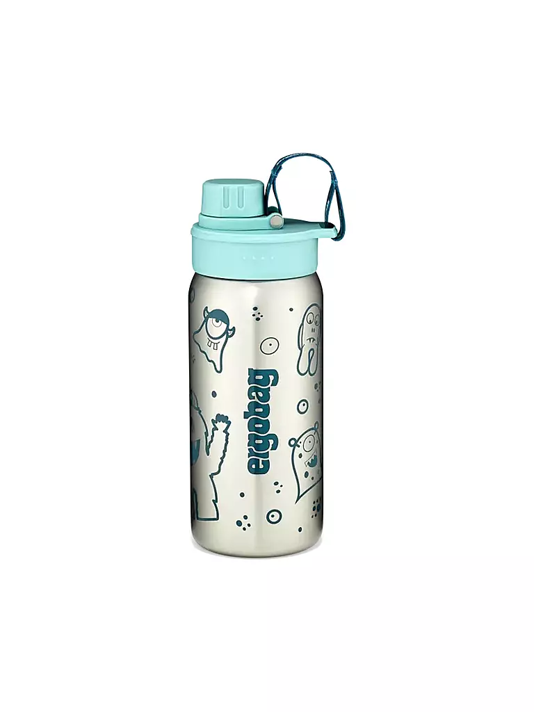 ERGOBAG | Botella de agua de acero inoxidable petróleo | Petróleo