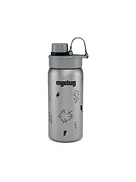 ERGOBAG | Botella de agua de acero inoxidable Estrellas | Plata