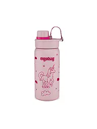 ERGOBAG | Botella de agua de acero inoxidable Estrellas | Rosa