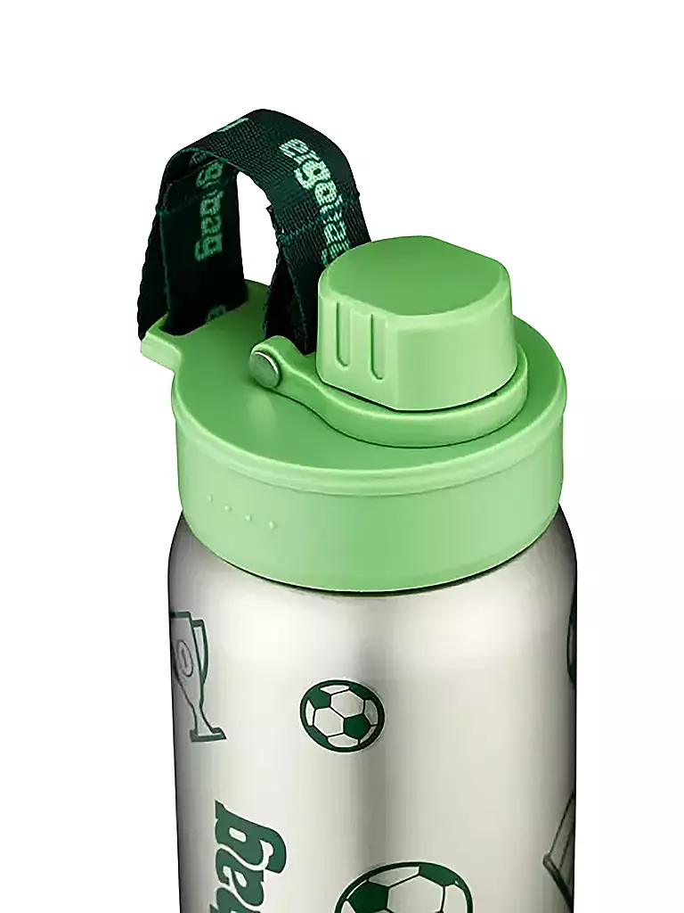ERGOBAG | Botella de agua de acero inoxidable verde | Verde