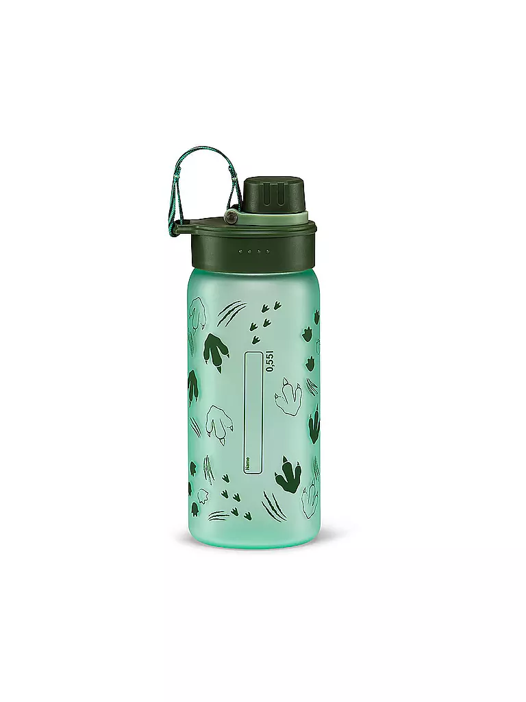 ERGOBAG | Botella de agua Dino 0,5L | Verde oscuro