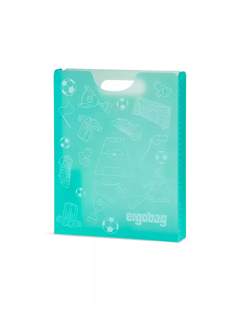 ERGOBAG | Caja de carpetas Fútbol | Verde