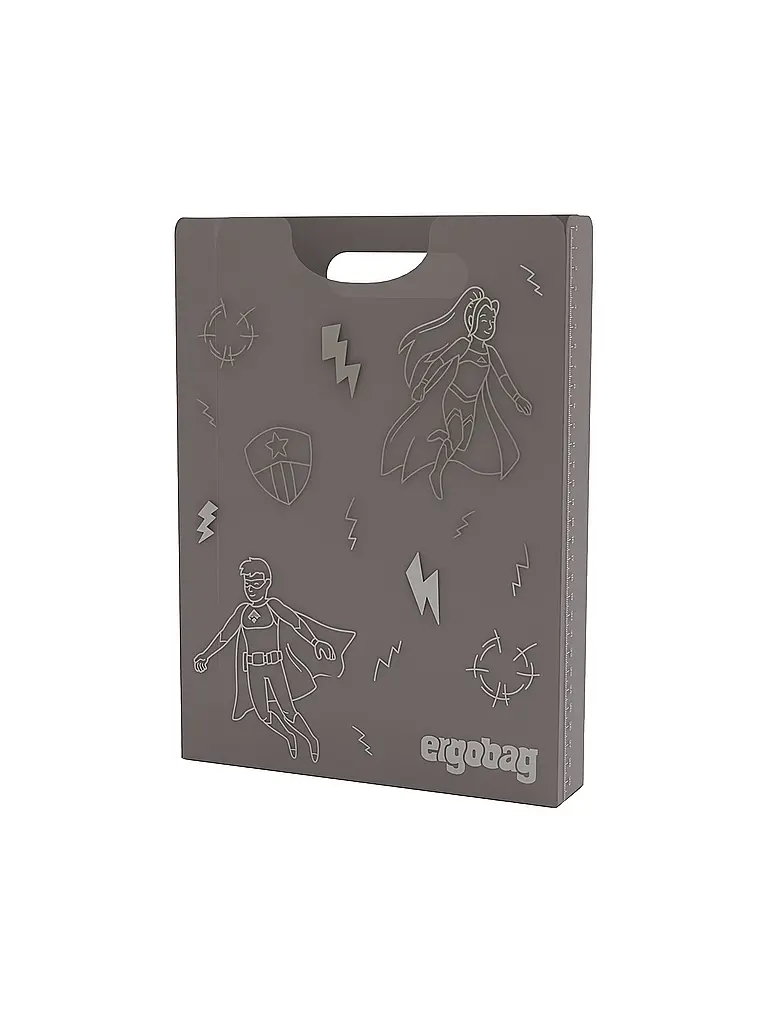 ERGOBAG | Caja para cuadernos Superhéroe | Marrón