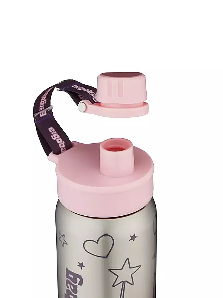 ERGOBAG | Edelstahl Trinkflasche Rosa | Rosa