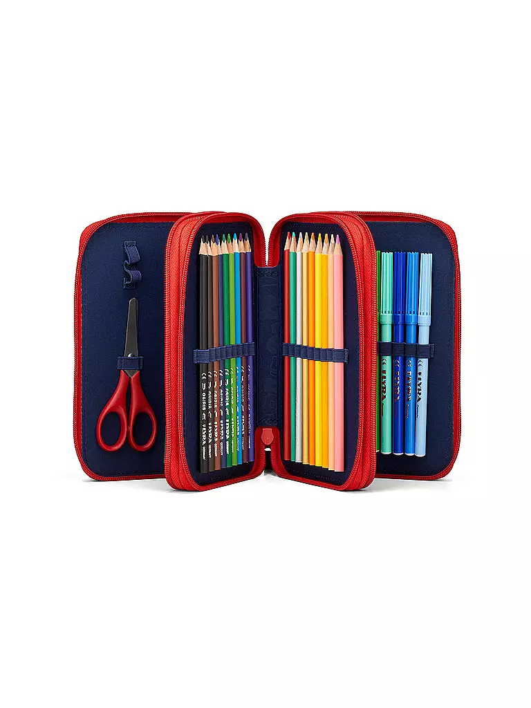 ERGOBAG | Estuche de lápices - Maximäppchen AlarmBärreitschaft | Rojo