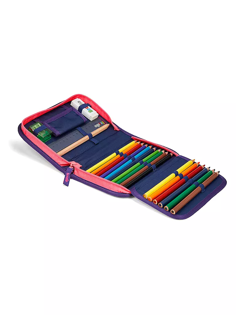 ERGOBAG | Estuche escolar - Estuche tipo plumier Lumi PerlentauchBär | Azul oscuro