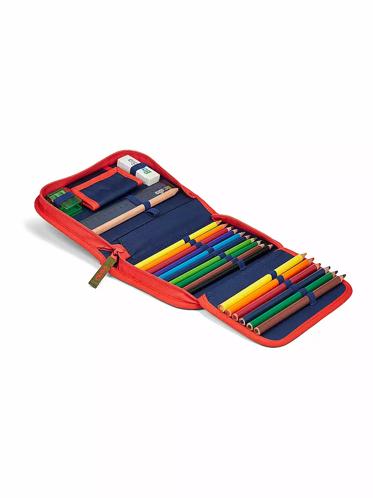 ERGOBAG | Estuche portalápices - Estuche escolar Lumi FeuerspeiBär | Oliva