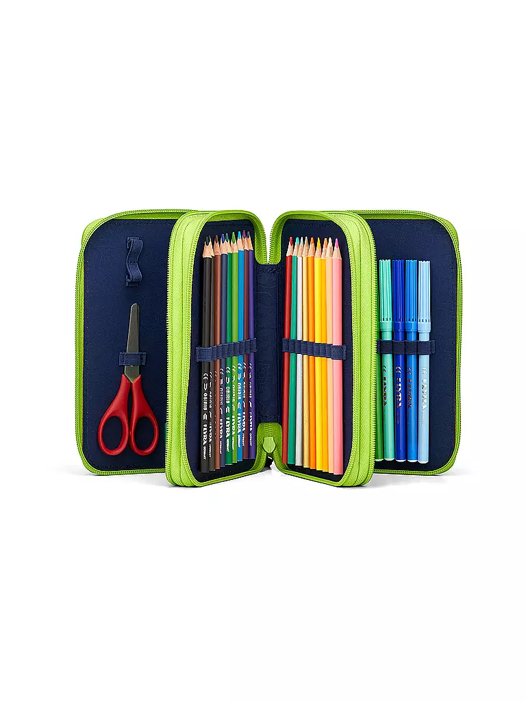 ERGOBAG | Federpenal - Maximäppchen SpitzenreitBär | Azul oscuro