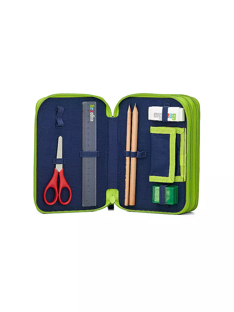 ERGOBAG | Federpenal - Maximäppchen SpitzenreitBär | Azul oscuro