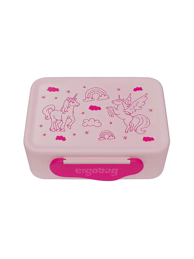 ERGOBAG | Fiambrera de plástico Unicornio | Blanco