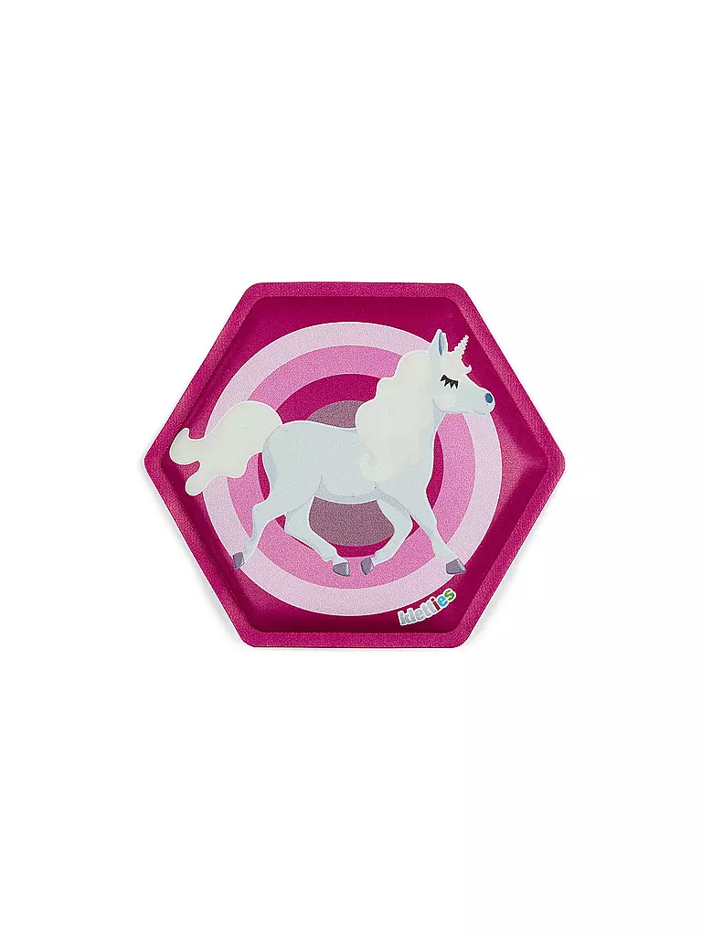 ERGOBAG | Klettie que brilla en la oscuridad - Unicornio | Multicolor
