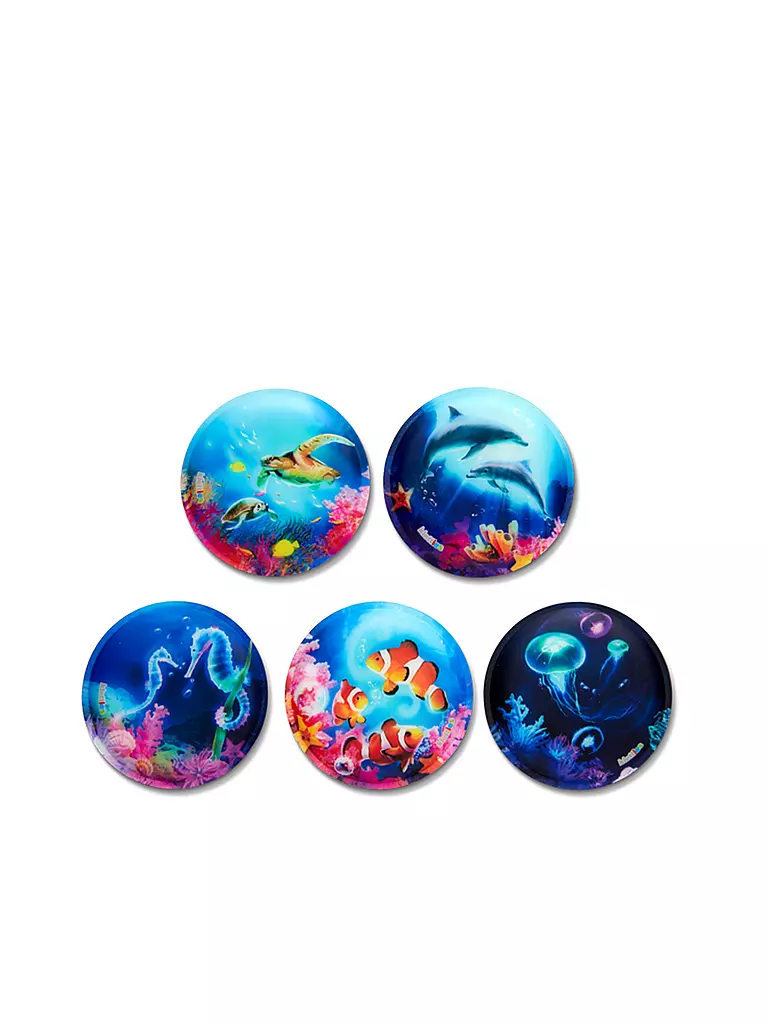 ERGOBAG | Klettie Set 5tlg Leuchtende Unterwasserwelt | Multicolor