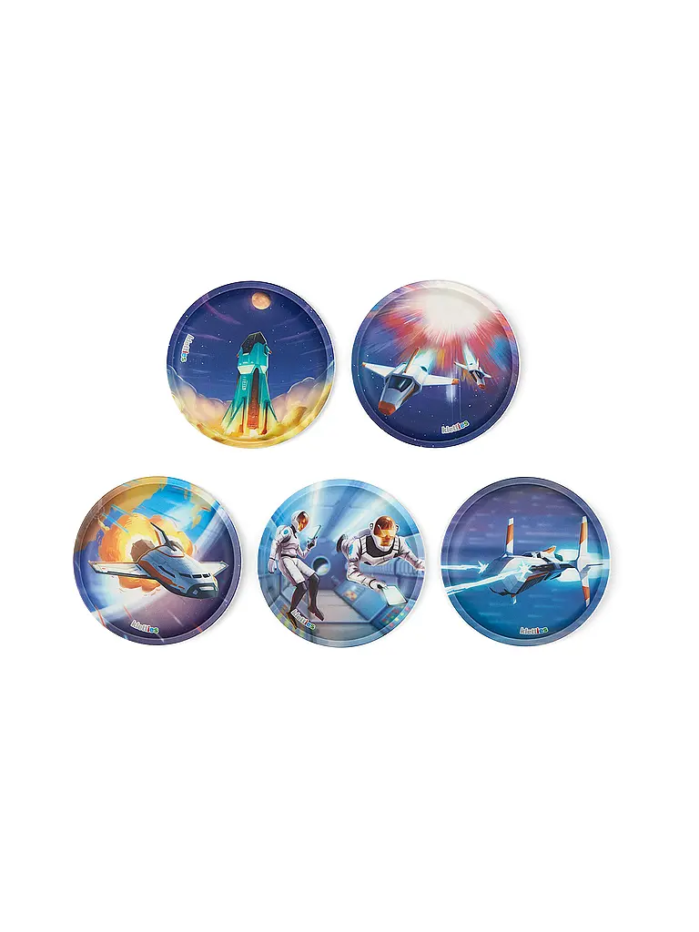 ERGOBAG | Kletties - Set 5 piezas Batalla estelar | Multicolor