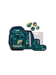 ERGOBAG | Mochila escolar Set 6 piezas Pack DrachenbezwingBär | Negro