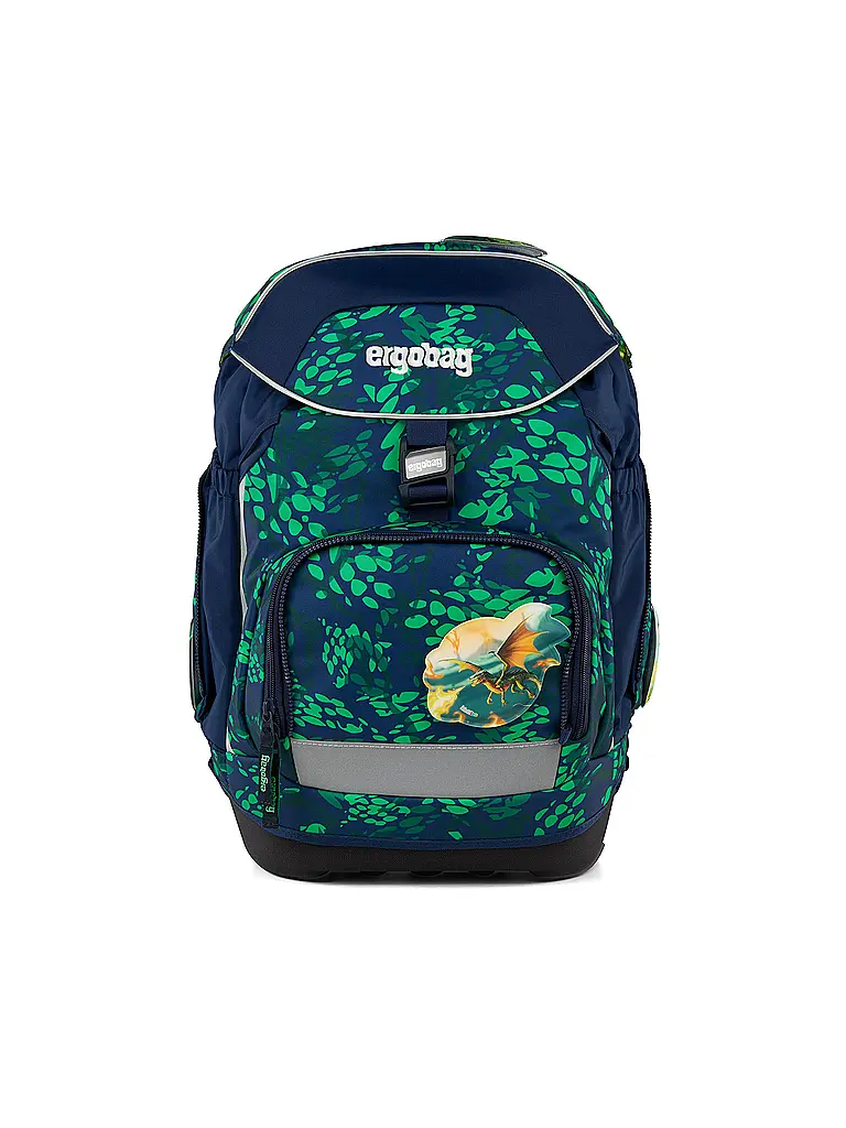 ERGOBAG | Mochila escolar Set 6 piezas Pack DrachenbezwingBär | Negro