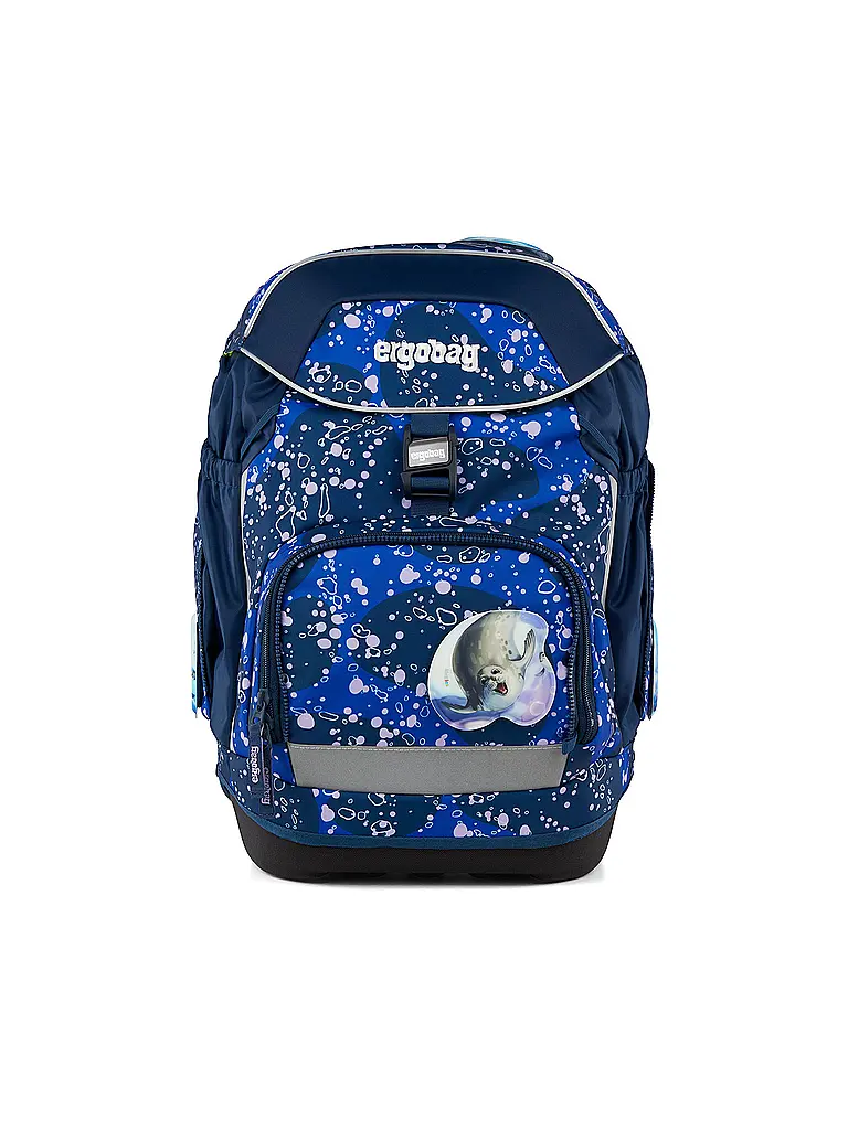 ERGOBAG | Mochila escolar Set 6 piezas Pack OzeanBärwohner | Lila
