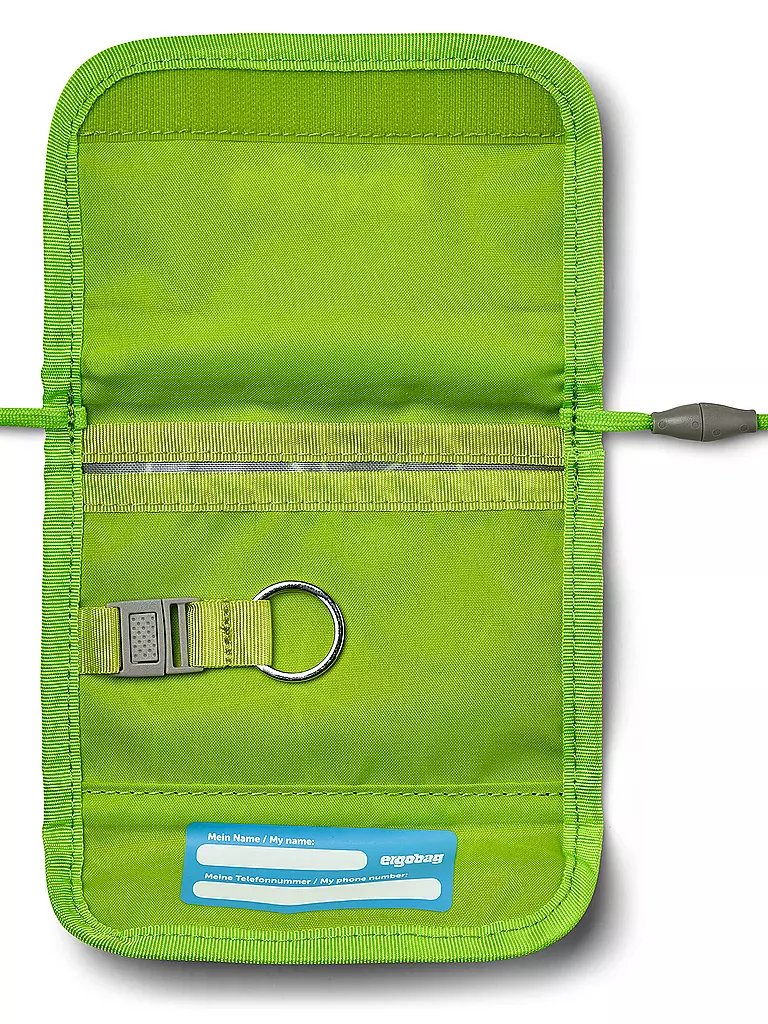 ERGOBAG | Monedero de cuello - Cy Bär Race | Negro