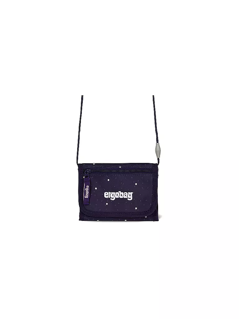 ERGOBAG | Monedero de cuello - Oso Mirador de Estrellas | Azul oscuro