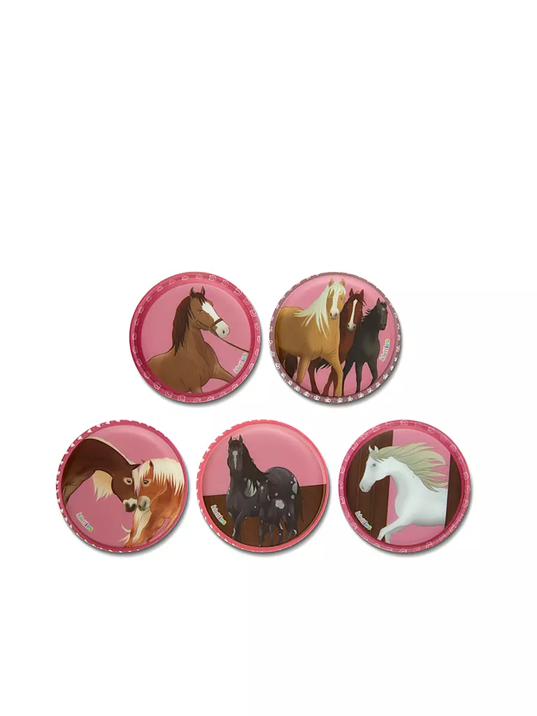 ERGOBAG | Nombre del producto: Set de Kletties de 5 piezas Caballos al galope
Marca: ERGOBAG
Color: multicolor
Categorías: Moda,Niños,Niñas

Edad recomendada: a partir de 6 años | Multicolor