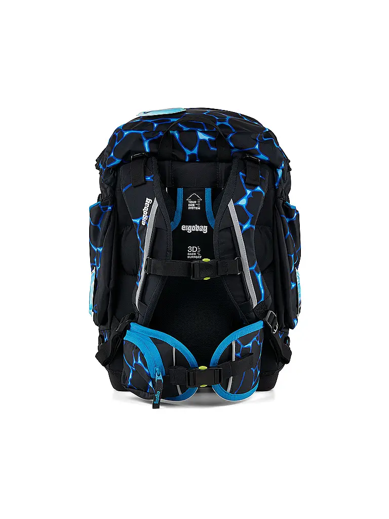 ERGOBAG | Schulrucksack Set 6tlg Pack Bärassic Garden  | Negro